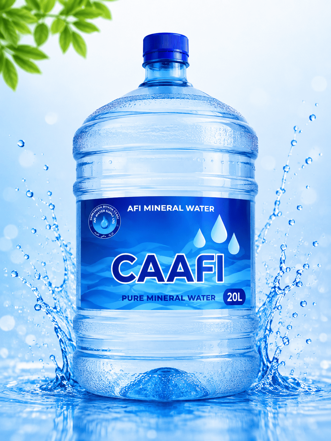 AFI Pure Mineral Water 20 Liter Dispenser Bottle